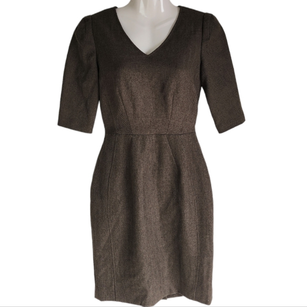 Antonio Melani 3/4 Sleeve Military Green Dress